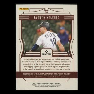 Jarred Kelenic RC 2021 Legacy Rookie Mariners