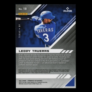 Leody Taveras RC 2021 XR Rookie Rangers