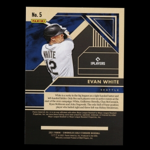 Evan White RC 2021 Gold Standard Rookie Mariners