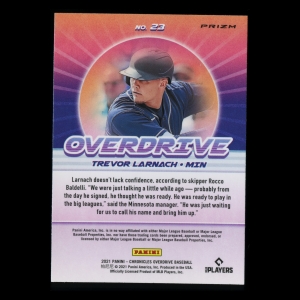 Trevor Larnach RC 2021 Overdrive Holo Rookie Twins