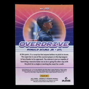 Ronald Acuna Jr. 2021 Overdrive Braves