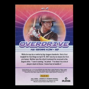 Ha-Seong Kim RC 2021 Overdrive Rookie Padres