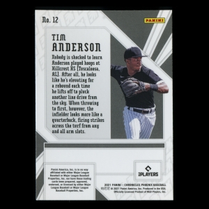 Tim Anderson 2021 Phoenix White Sox
