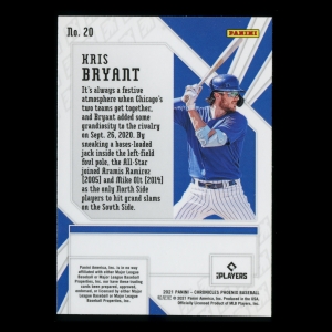 Kris Bryant 2021 Phoenix Holo Cubs
