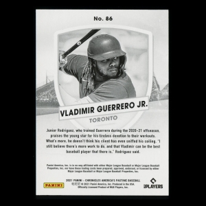 Vladimir Guerrero Jr. 2021 America's Pastime Blue Jays