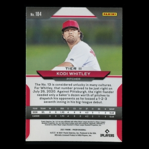 Kodi Whitley RC 2021 Prizm Rookie Cardinals