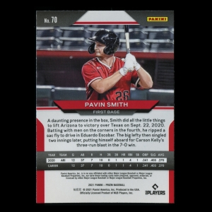 Pavin Smith RC 2021 Prizm Rookie Diamondbacks