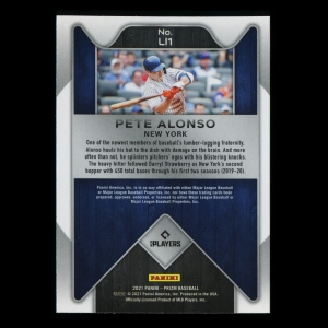 Pete Alonso 2021 Prizm Lumber Inc. Mets