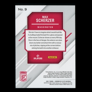 Max Scherzer 2021 Elite Nationals