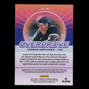 Yermin Mercedes RC 2021 Overdrive Rookie White Sox
