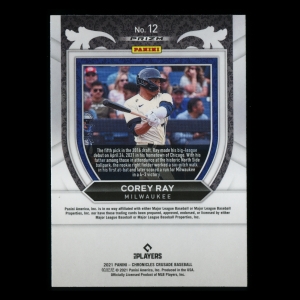 Corey Ray RC 2021 Crusade Holo Rookie Brewers