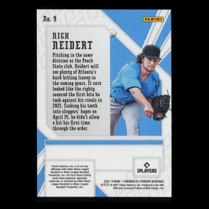 Nick Neidert RC 2021 Phoenix Rookie Marlins