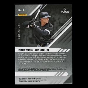 Andrew Vaughn RC 2021 XR Rookie White Sox