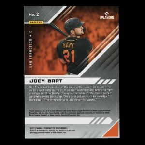 Joey Bart RC 2021 XR Rookie Giants