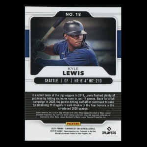 Kyle Lewis 2021 Obsidian Mariners