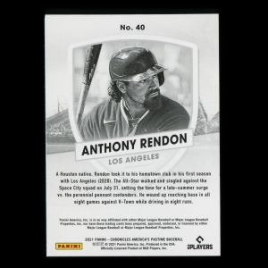 Anthony Rendon 2021 America's Pastime Angels