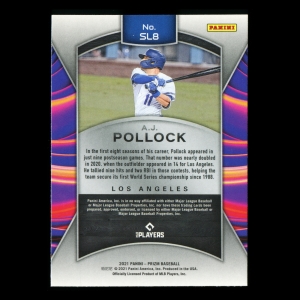 A.J. Pollock 2021 Prizm Sluggers Dodgers