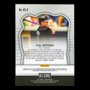 Cal Ripken 2021 Prizm Old School Orioles
