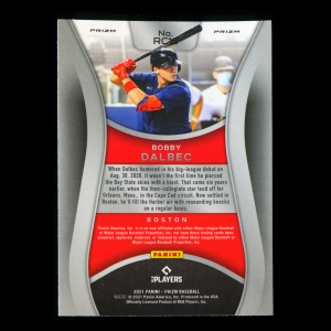 Bobby Dalbec 2021 Prizm Rookie Class Silver Red Sox