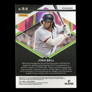 Josh Bell 2021 Prizm Fearless Red White & Blue Nationals