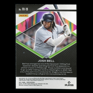 Josh Bell 2021 Prizm Fearless Nationals