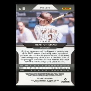 Trent Grisham 2021 Prizm Red White & Blue Red Padres