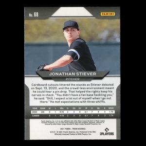Jonathan Stiever RC 2021 Prizm Rookie White Sox