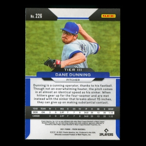 Dane Dunning RC 2021 Prizm Rookie Rangers