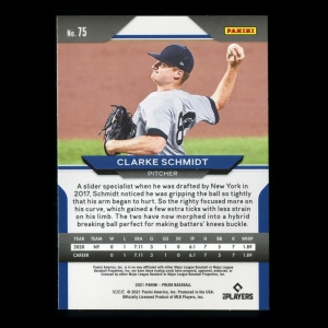 Clarke Schmidt RC 2021 Prizm Rookie Yankees