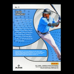 Jesus Sanchez RC 2021 Revolution Rookie Marlins