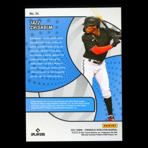 Jazz Chisholm RC 2021 Revolution Rookie Marlins