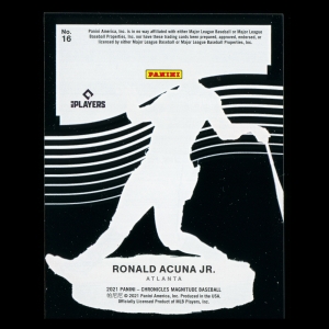 Ronald Acuna Jr. 2021 Magnitude Braves