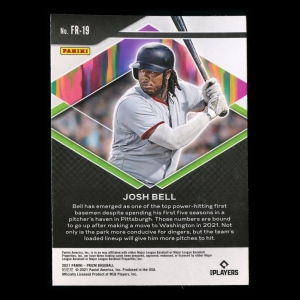Josh Bell 2021 Prizm Fearless Nationals