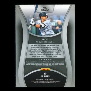 Nick Madrigal 2021 Prizm Rookie Class White Sox