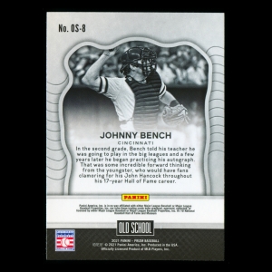 Jonny Bench 2021 Prizm Old School Reds