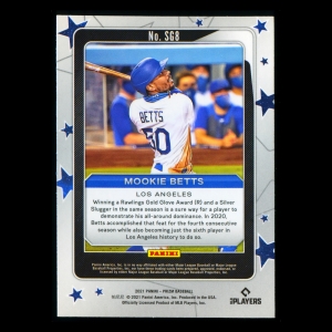 Mookie Betts 2021 Prizm Star Gazing Dodgers