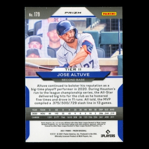 Jose Altuve 2021 Prizm Red Astros