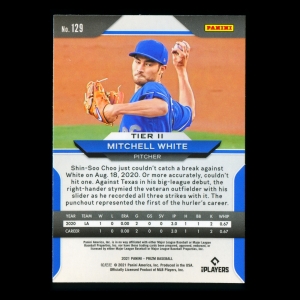 Mitchell White RC 2021 Prizm Rookie Dodgers