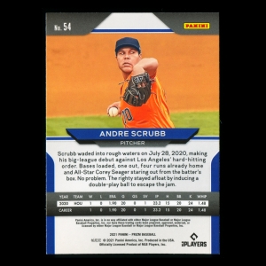 Andre Scrubb RC 2021 Prizm Rookie Astros