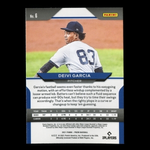 Deivi Garcia RC 2021 Prizm Rookie Yankees