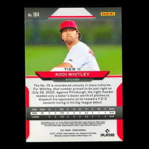 Kodi Whitley RC 2021 Prizm Rookie Cardinals