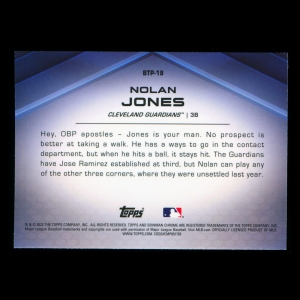  Nolan Jones 2022 Bowman Chrome Scouts Top 100 Guardians