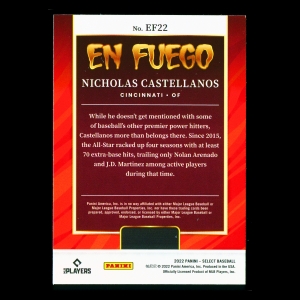Nicholas Castellanos 2022 Select En Fuego Reds