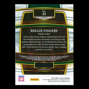 Rollie Fingers 2022 Select Tri-Color Athletics