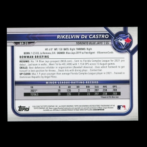 Rikelvin De Castro 2022 Bowman Prospects Blue Jays