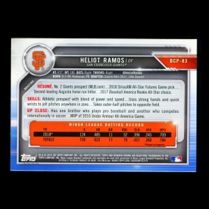 Heliot Ramos 2019 Bowman Chrome Prospects Giants