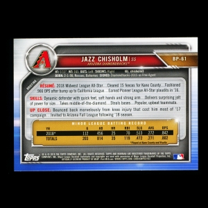 Jazz Chisholm 2019 Bowman Prospects Diamondbacks
