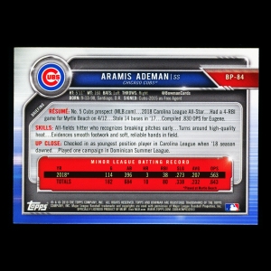 Aramis Ademan 2019 Bowman Prospects Cubs