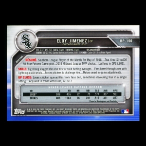 Eloy Jimenez 2019 Bowman Prospects White Sox