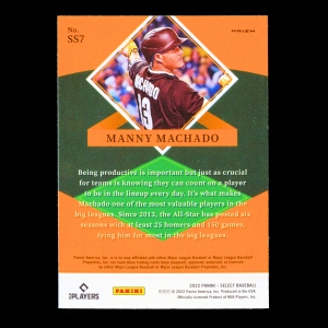 Manny Machado 2022 Select Select Stars Holo Padres
